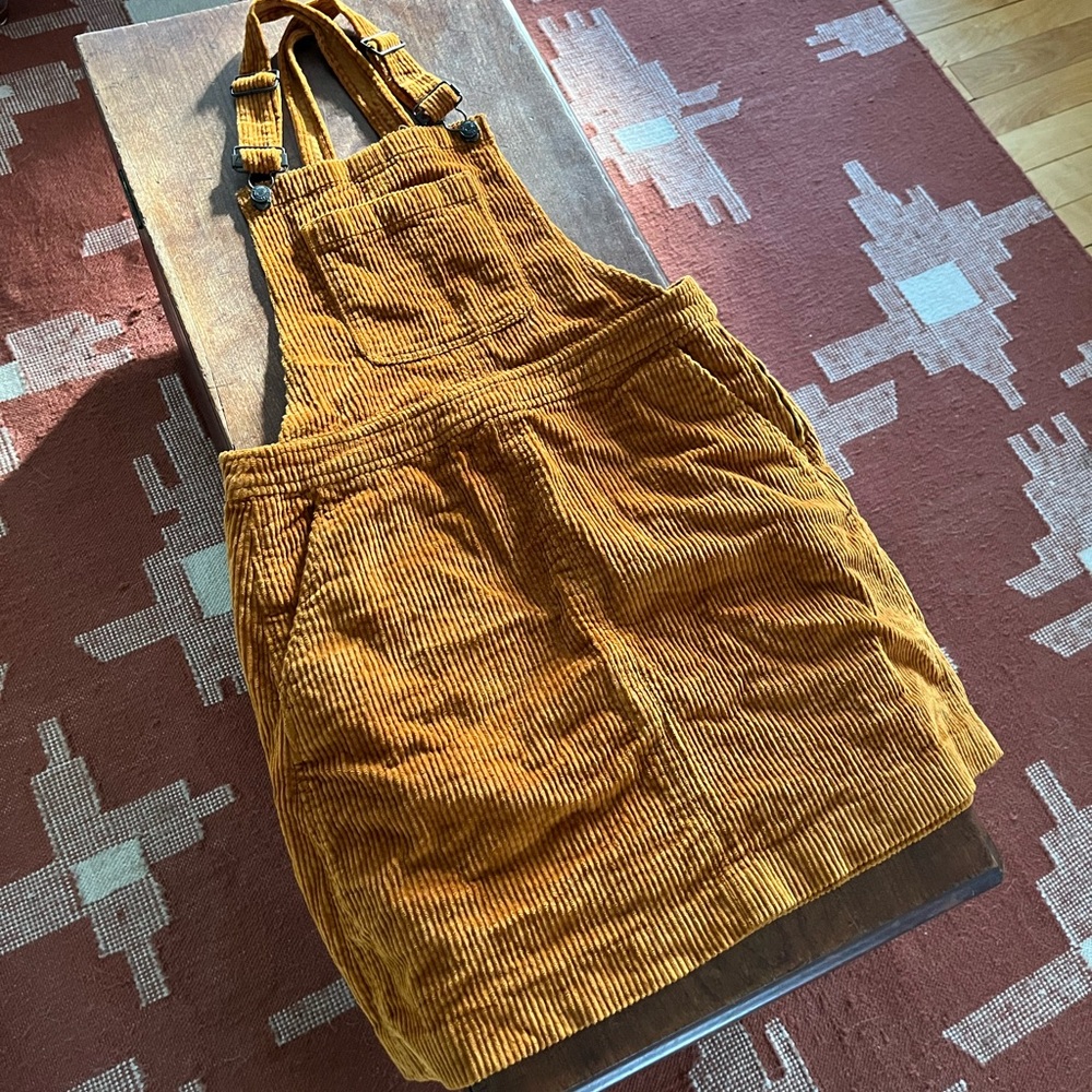 Madewell overall corduroy dress